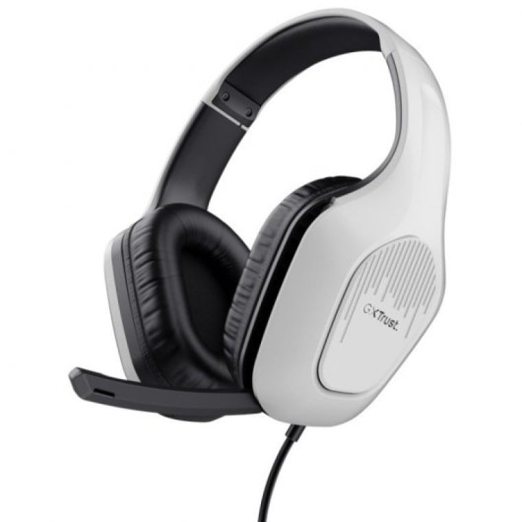 Trust GXT 415PS Zirox Auriculares Gaming Jack 3.5 para PC/PS4/PS5/Xbox Series Blancos