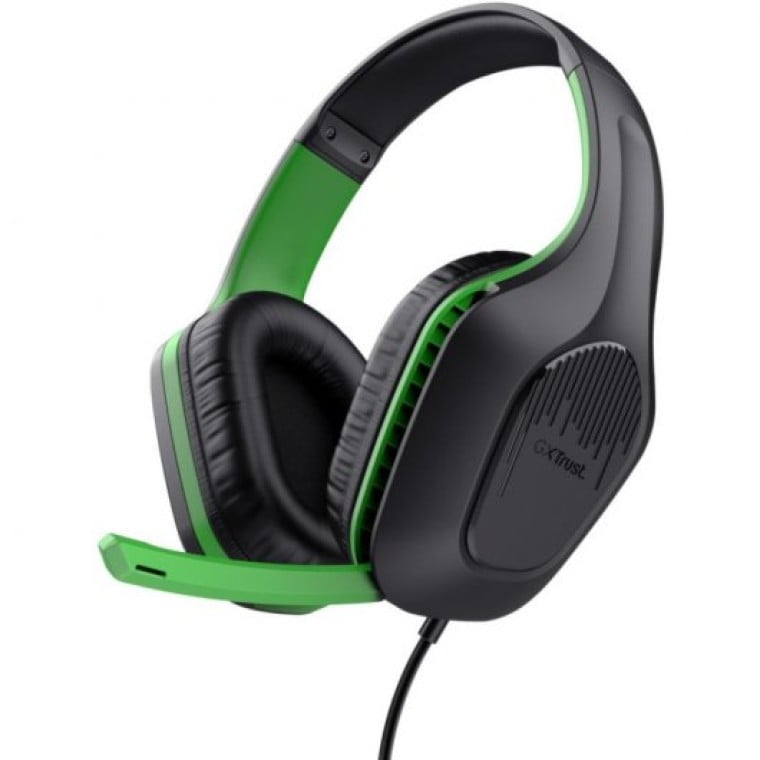 Trust GXT 415 Zirox Auriculares Gaming Jack 3.5 para PC/PS4/PS5/Xbox Series Verdes