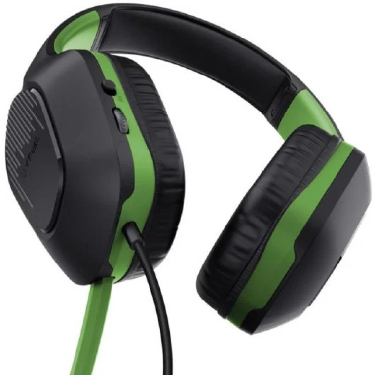 Trust GXT 415 Zirox Auriculares Gaming Jack 3.5 para PC/PS4/PS5/Xbox Series Verdes