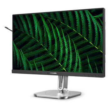 Monitor Philips 24B2G5200/00 23.8" FullHD 100Hz IPS USB 3.2 Altavoces Ajuste Altura VESA Antracita