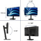 Monitor Philips 24B2N3200J 23.8" FullHD 120Hz IPS Altura Ajustable Flicker Free USB HDMI DP
