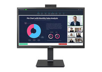 Monitor LG 24BP75CP-B 23.8" LED IPS FullHD USB-C Webcam Regulable en Altura Monitor LG 24BP75CP-B 23.8" LED IPS FullHD USB-C Webcam Regulable en Altura