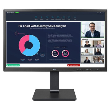 Monitor LG 24BP75CP-B 23.8" LED IPS FullHD USB-C Webcam Regulable en Altura Monitor LG 24BP75CP-B 23.8" LED IPS FullHD USB-C Webcam Regulable en Altura