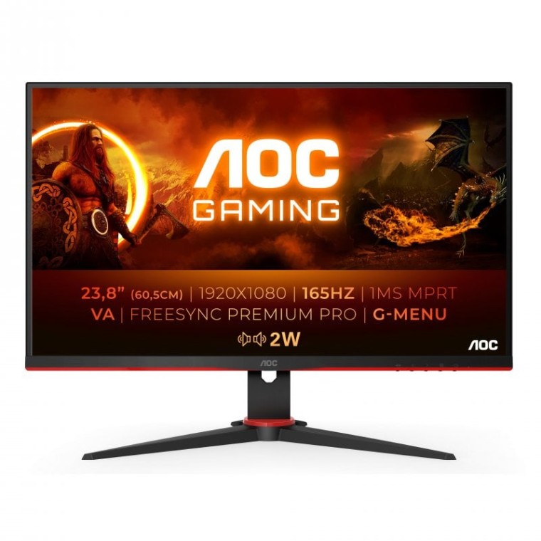 AOC 24G2SAE/BK 23.8" LED FullHD 165Hz FreeSync Premium