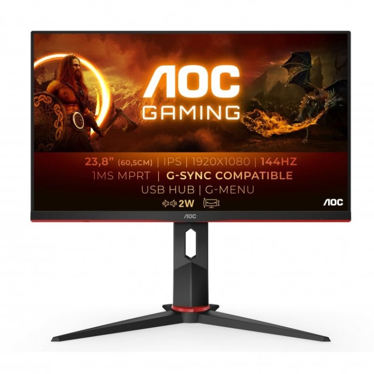 AOC Gaming 24G2U 24" LED IPS FullHD 144Hz FreeSync