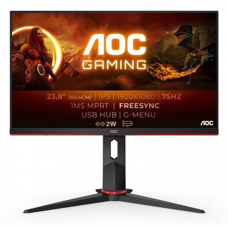 AOC 24G2U5/BK 23.8" LED IPS FullHD FreeSync