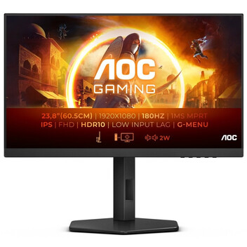 Monitor AOC 24G4X 23.8" LED Fast IPS FullHD 180Hz G-Sync Compatible