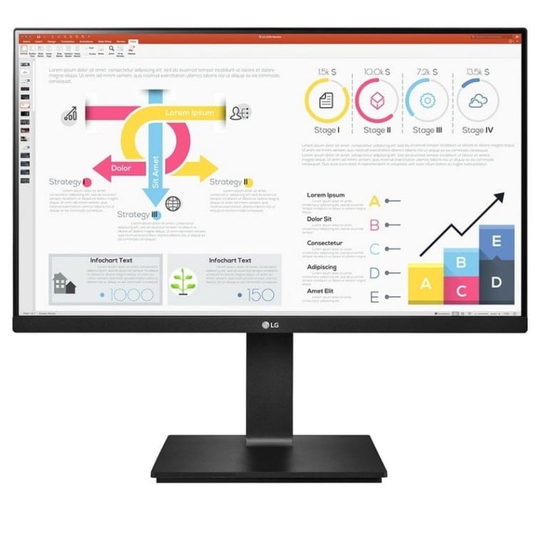 LG 24QP750-B 23.8" LED IPS QuadHD FreeSync 75Hz USB-C