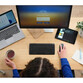 Teclado Trust Lyra compacto inalámbrico QWERTY ES triple conexión USB-C batería 12 meses Teclado Trust Lyra compacto inalámbrico QWERTY ES triple conexión USB-C batería 12 meses