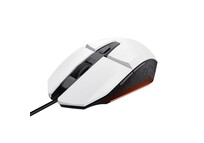 Trust GXT 109 Felox Ratón Gaming Iluminado USB 6400 DPI Blanco