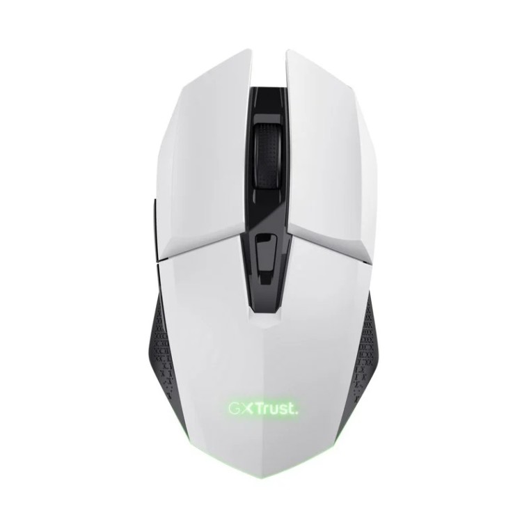 Trust GXT 110 FELOX Ratón Gaming Inalámbrico Iluminado 4800 DPI Blanco