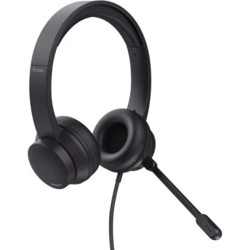 Trust Ayda Headset Auriculares con Micrófono Negros Trust Ayda Headset Auriculares con Micrófono Negros