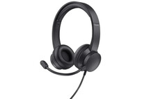 Trust Ayda On Ear Auriculares USB con Micrófono Negros