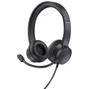 Trust Ayda On Ear Auriculares USB con Micrófono Negros Trust Ayda On Ear Auriculares USB con Micrófono Negros