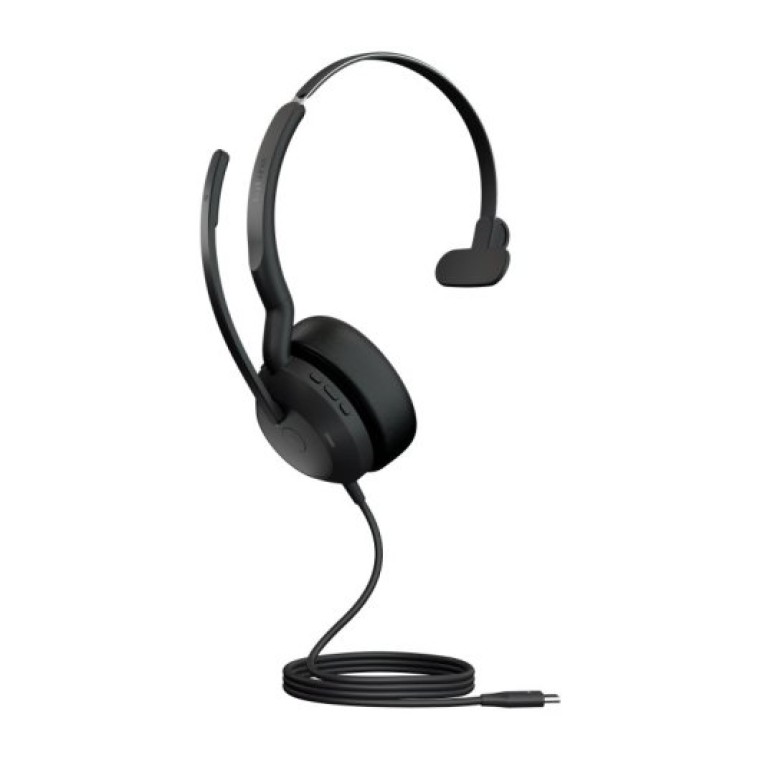 Jabra Evolve2 50 Auriculares Diadema USB-C para Oficina/Centro de llamadas Negros