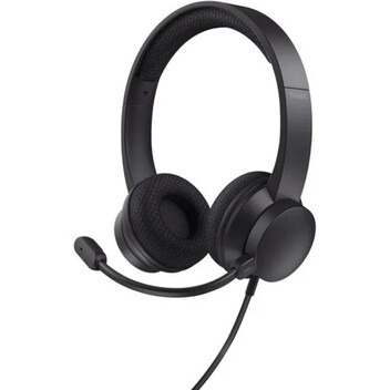 Trust Ayda Auriculares USB ENC con Micrófono con Cancelación de Ruido Negros Trust Ayda Auriculares USB ENC con Micrófono con Cancelación de Ruido Negros