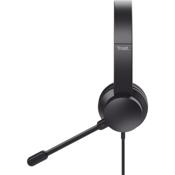 Trust Ayda Auriculares USB ENC con Micrófono con Cancelación de Ruido Negros Trust Ayda Auriculares USB ENC con Micrófono con Cancelación de Ruido Negros