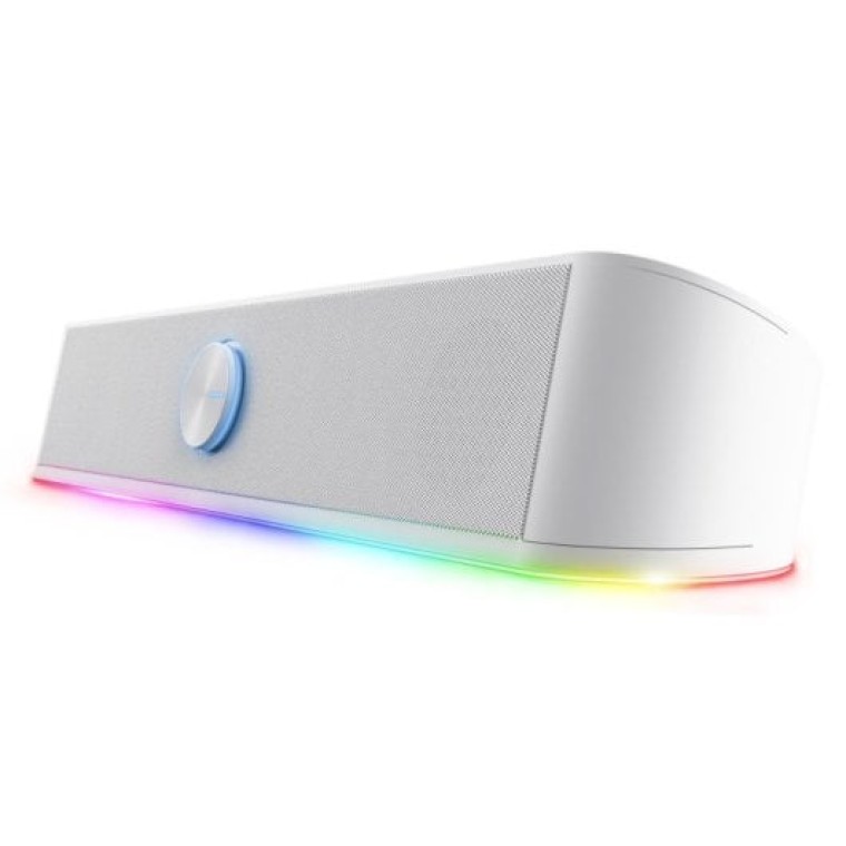 Trust GXT 619 Thorne Barra de Sonido Gaming RGB 12W Blanca