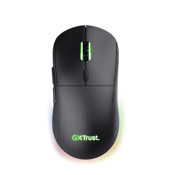 Ratón Trust inalámbrico 25600 DPI RGB 6 botones recargable teflón programable Ratón Trust inalámbrico 25600 DPI RGB 6 botones recargable teflón programable