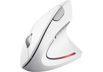 Trust Verto Ratón Ergonómico Vertical Inalámbrico Blanco