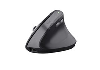 Trust Bayo II Ratón Vertical Inalámbrico Óptico para Mano Derecha 2400 DPI Negro