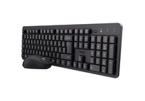 Trust Ymo II Pack Teclado y Ratón Inalámbrico Negro