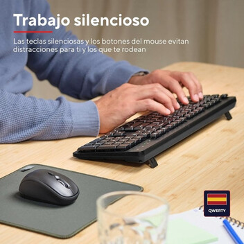Trust Ymo II Pack Teclado y Ratón Inalámbrico Negro Trust Ymo II Pack Teclado y Ratón Inalámbrico Negro