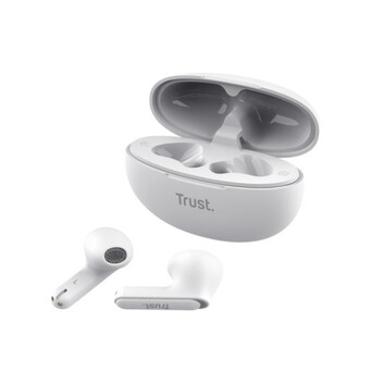 Trust Yavi ENC Auriculares Bluetooth con Estuche de Carga Blanco Trust Yavi ENC Auriculares Bluetooth con Estuche de Carga Blanco