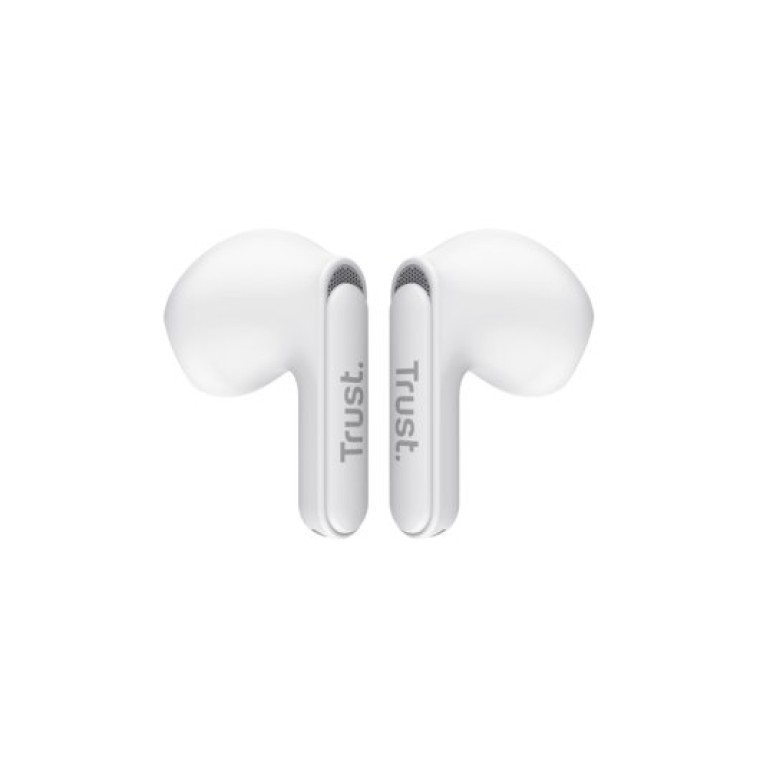 Trust Yavi ENC Auriculares Bluetooth con Estuche de Carga Blanco