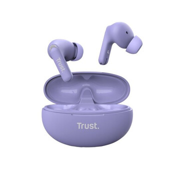 Trust Yavi Auriculares Earbuds Bluetooth True Wireless Stereo (TWS) USB-C Púrpura Trust Yavi Auriculares Earbuds Bluetooth True Wireless Stereo (TWS) USB-C Púrpura