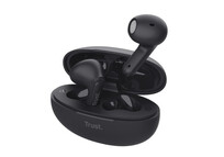Trust Yavi ENC Auriculares Bluetooth con Estuche de Carga Negros