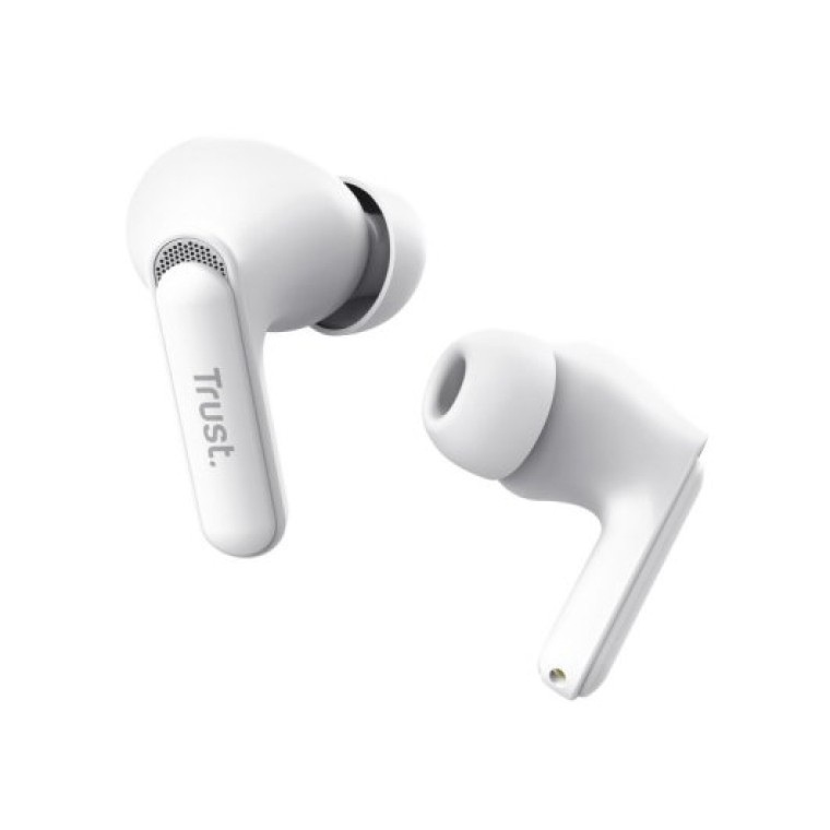 Trust Yavi ENC V1.0 Auriculares Bluetooth con Estuche de Carga Blancos