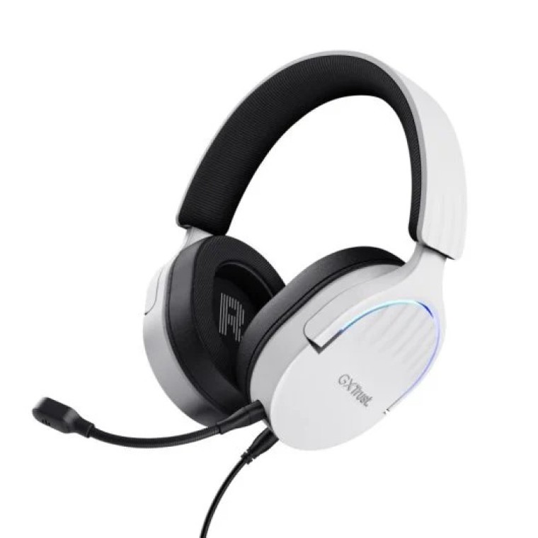 Trust GXT 490 FAYZO Auriculares Gaming 7.1 USB Blancos