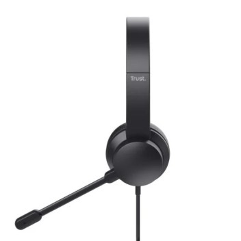Trust HS-150 Auriculares Alámbrico de Oficina/Centro de llamadas 3.5mm para PC Negro Trust HS-150 Auriculares Alámbrico de Oficina/Centro de llamadas 3.5mm para PC Negro