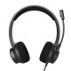 Trust HS-260 Auriculares Alámbrico de Oficina/Centro de llamadas USB-ENC para PC Negro