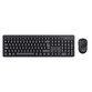Trust TKM-360 Combo Teclado Inalámbrico + Ratón Inalámbricos 1600DPI Negros