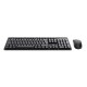 Trust TKM-360 Combo Teclado Inalámbrico + Ratón Inalámbricos 1600DPI Negros