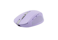 Ratón Trust inalámbrico 3200 DPI Bluetooth y RF, compacto, botones silenciosos, lila