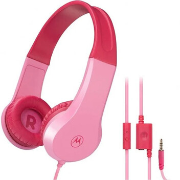 Motorola Moto JR200 Auriculares Infantiles con Cable Rosa Motorola Moto JR200 Auriculares Infantiles con Cable Rosa