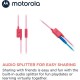 Motorola Moto JR200 Auriculares Infantiles con Cable Rosa