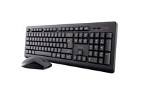 Trust Primo Wireless Deskset Pack Teclado y Ratón Inalámbricos Negro