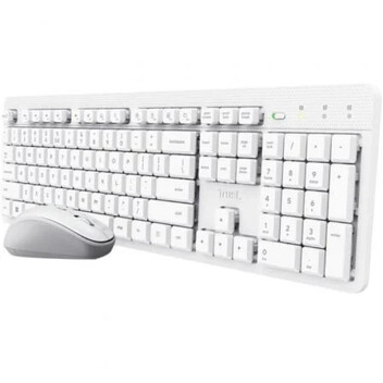 Teclado de membrana Trust Ody II Layout ES inalámbrico ratón silencioso USB pila