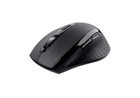 Ratón Trust inalámbrico 1200 DPI clic silencioso 6 botones ergonómico Negro