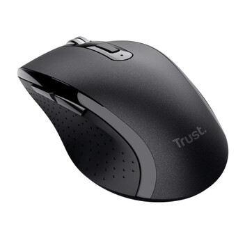 Ratón Trust inalámbrico 1200 DPI clic silencioso 6 botones ergonómico Negro Ratón Trust inalámbrico 1200 DPI clic silencioso 6 botones ergonómico Negro