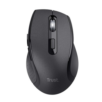 Ratón Trust inalámbrico 1200 DPI clic silencioso 6 botones ergonómico Negro Ratón Trust inalámbrico 1200 DPI clic silencioso 6 botones ergonómico Negro