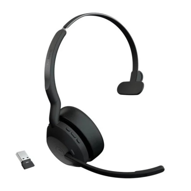 Jabra Evolve2 55 Auriculares Bluetooth para Oficina/Centro de llamadas Negros