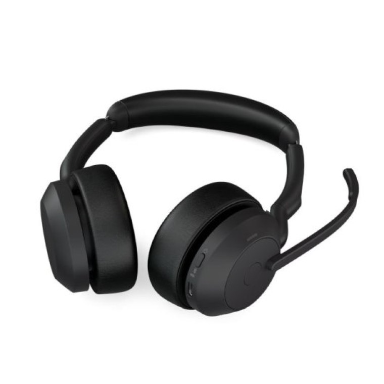 Jabra Evolve 2 55 Auricular Bluetooth con Base de Carga para Oficina/Centro de Llamadas Negro