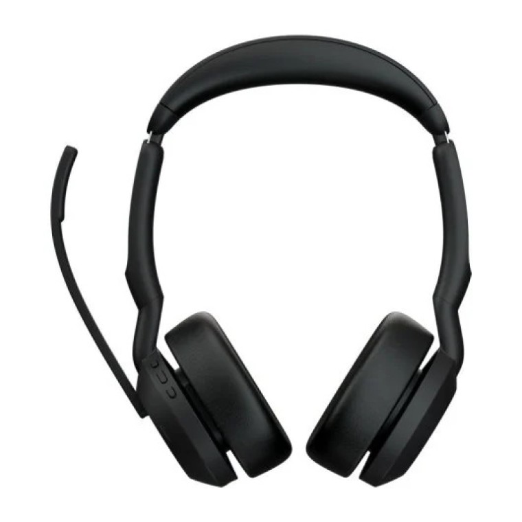 Jabra Evolve2 55 UC Auriculares Bluetooth para Oficina/Centro de llamadas Negros