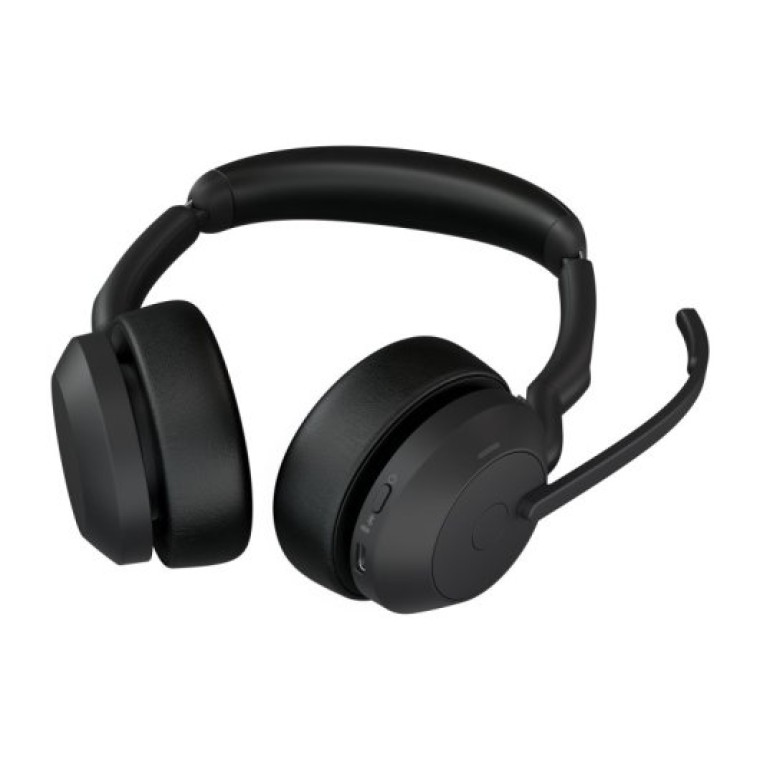 Jabra Evolve2 55 UC Auriculares Bluetooth para Oficina/Centro de llamadas Negros