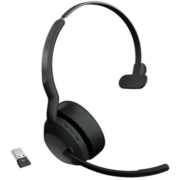Jabra Evolve2 55 Auriculares Inalámbrico para Centro de Llamadas con Base de Carga Negros Jabra Evolve2 55 Auriculares Inalámbrico para Centro de Llamadas con Base de Carga Negros